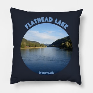 Flathead Lake Montana Pillow