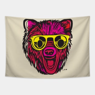 Bear with Sunglasses Tapestry