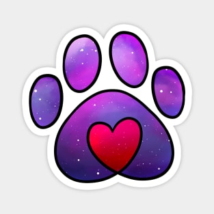 Pet Love Galaxy Magnet