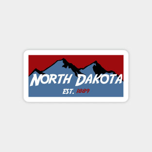 North Dakota Mountains Magnet