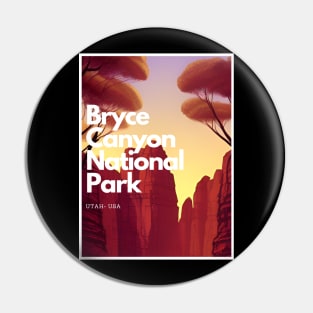 Bryce Canyon National Park hike Utah United States Pin