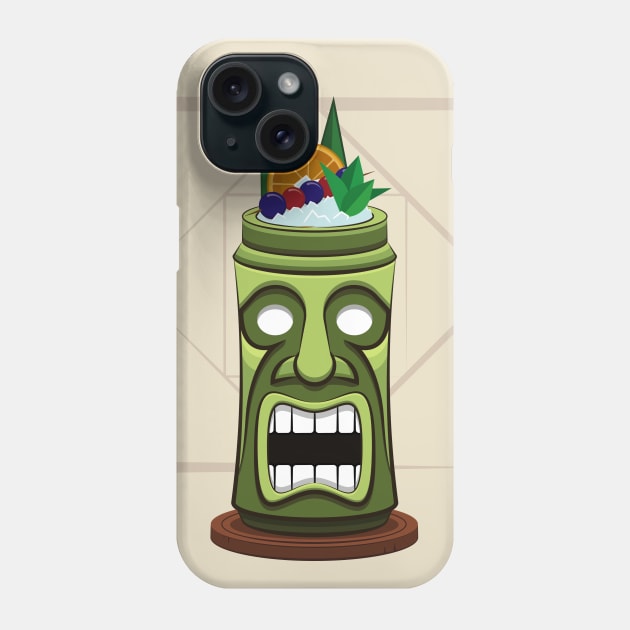 The "Caribbean sunset" tiki cocktail Phone Case by MrGreen34