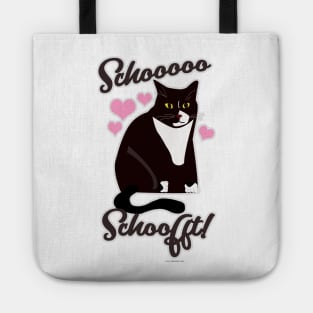 So Soft Cute Cat Cartoon Funny Pet Slogan Tote