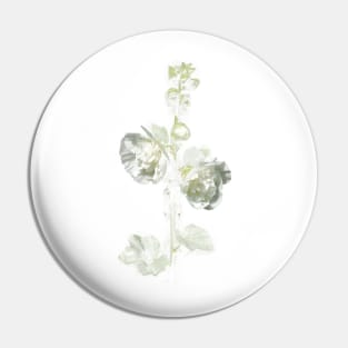 Hollyhock Mallow Pin