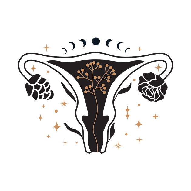 Floral uterus black by 397House