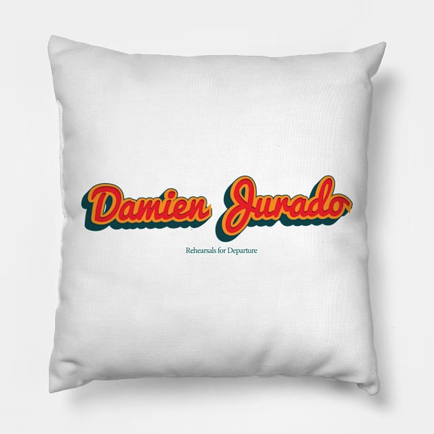 Damien Jurado Pillow by PowelCastStudio