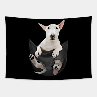 Bull terrier with love Tapestry