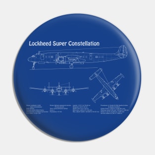 Lockheed L-1049 Super Constellation Blueprint Plan - ADpng Pin