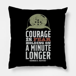 General George Patton | WW2 Quote Pillow