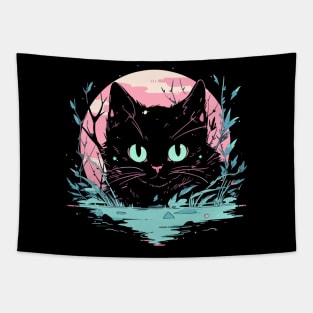 Cottagecore Goth Kawaii Anime Cat Gifts Men Girls Womens Cat Tapestry