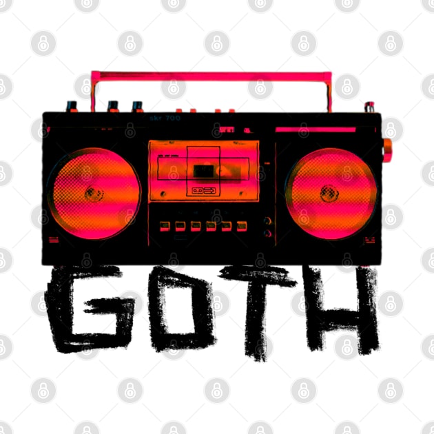 Goth Rock Radio for Goth Music by badlydrawnbabe