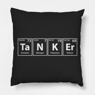 Tanker (Ta-N-K-Er) Periodic Elements Spelling Pillow