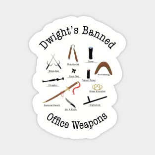 Banned Weapons Magnet