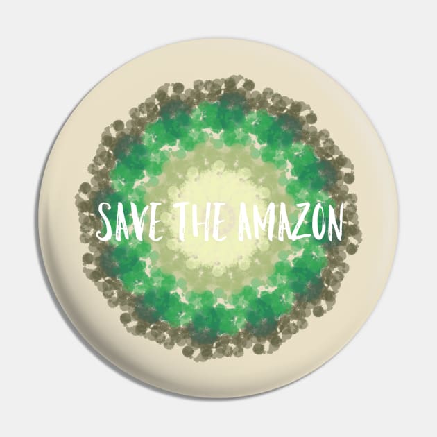 Save The Amazon Pin by pepques