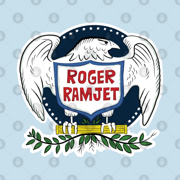 Roger Ramjet Bald Eagle by GraficBakeHouse