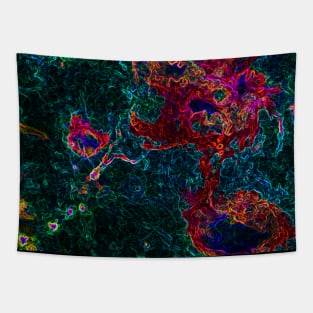 Black Panther Art - Glowing Edges 88 Tapestry