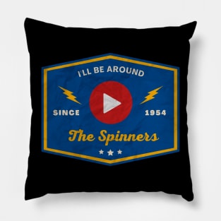 The Spinners // Play Button Pillow