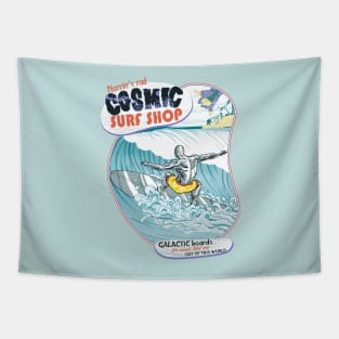 Silver Surfshop Tapestry