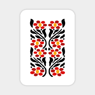 Flower Art Pattern Magnet