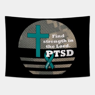 PTSD Find Strength in the Lord Tapestry