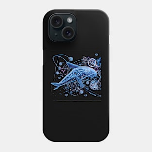 Abstract Blue Phone Case