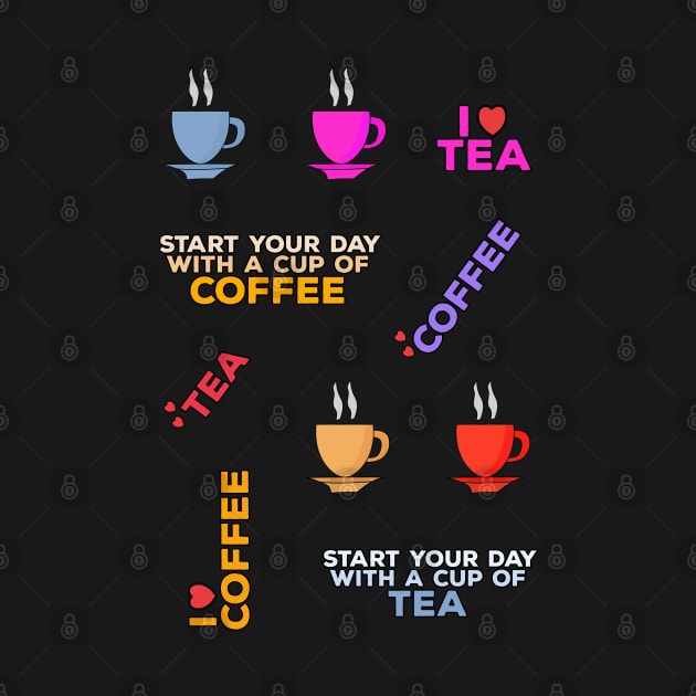 Coffee and Tea Set Pack by DiegoCarvalho