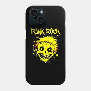 Punk Rocker Trippy Face - Punk Rock Phone Case