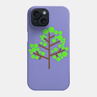 polkadot tree design Phone Case