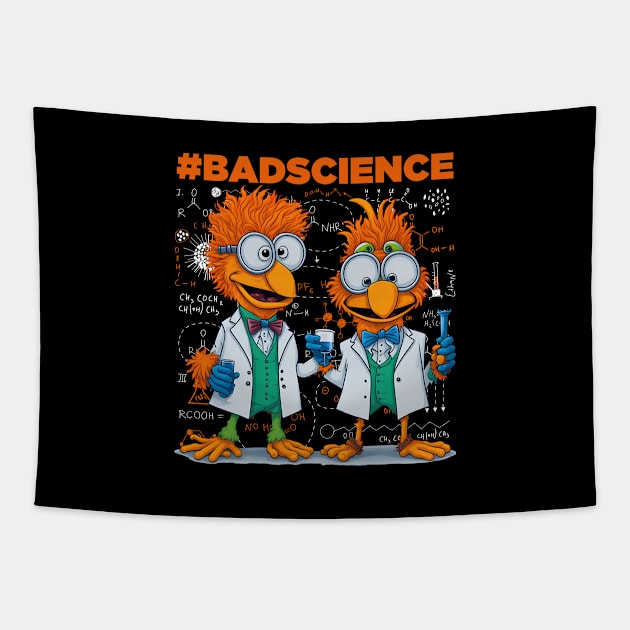 Muppets Science - Cartoon Animal Tapestry by Warranty