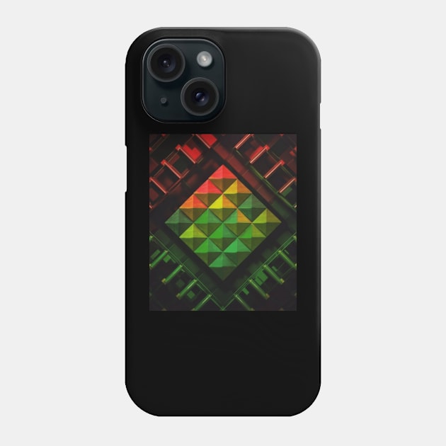 CUBIC ARTS Phone Case by idizayil