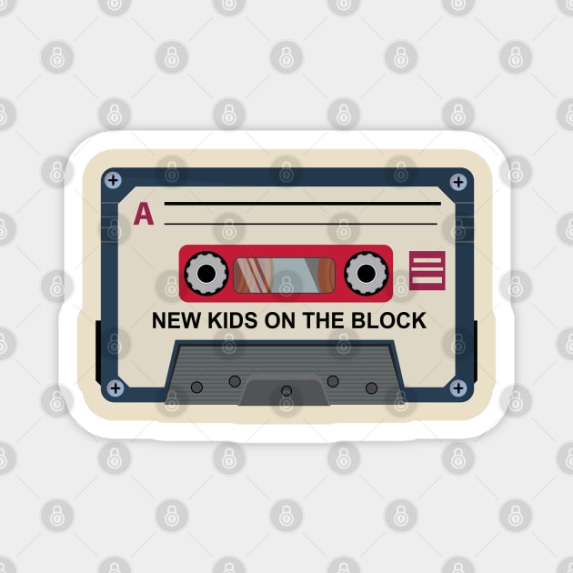 New Kids On The Block Cassette Magnet by Abiarsa