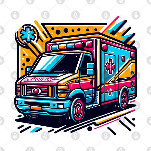 Ambulance by Vehicles-Art