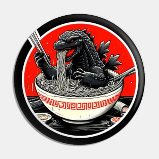 Godzilla Ramen 1 Pin