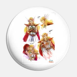 She-Ra Doodles Pin