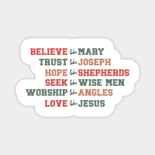 Christmas Jesus Quotes Magnet