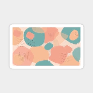 Abstract Organic Hand-Drawn Pattern Magnet