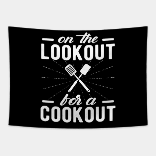 Cook - On the lookout for a cookout Tapestry