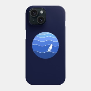 Windsurfer waves Phone Case