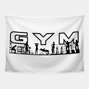 Gym is my passion Tapestry