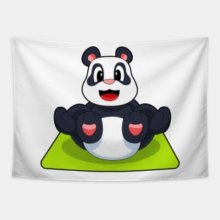 Panda Yoga Meditation Tapestry