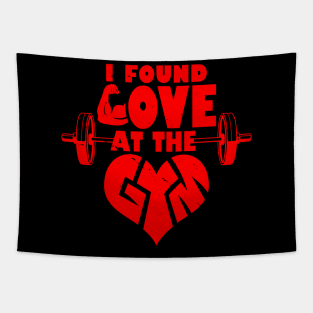 Cool Gym Workout Love Slogan Valentine Gift Tapestry