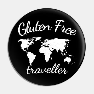 Gluten Free Traveller, World Traveller Pin