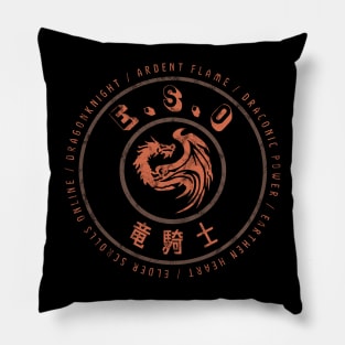 Elder Scrolls Online Dragonknight Pillow