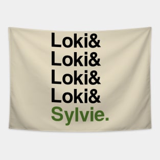 Loki & Sylvie Variants (light) Tapestry