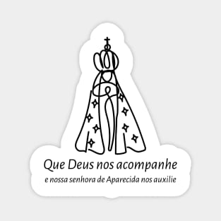 Our Lady of Aparecida (Nossa Senhora da Conceição Aparecida) 11B Magnet