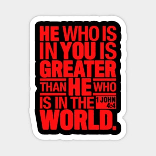 1 John 4:4 In The World Magnet