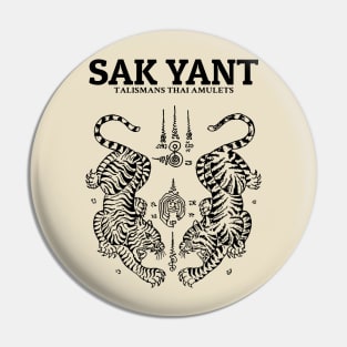 Sak Yant Tigers Pin