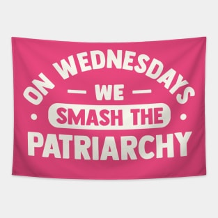 On Wednesdays We Smash the Patriarchy Tapestry