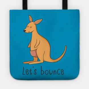 Let's Bounce- Cute Kangaroo Tote