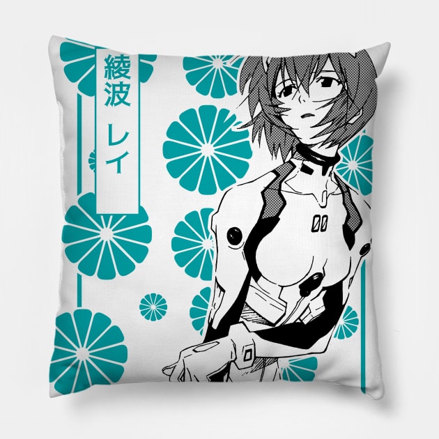 Rei evangelion Pillow by paisdelasmaquinas